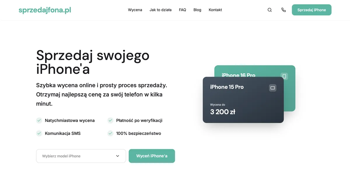 Sprzedajfona.pl preview